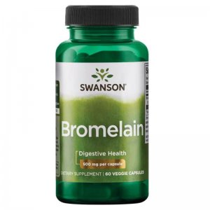 SWANSON Bromelina - maksymalna moc 500mg (Niestrawność, trawienie)