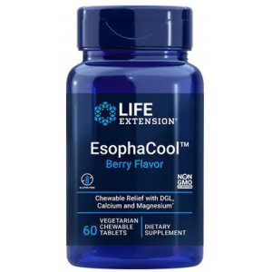 Life Extension EsophaCool smak jagodowy - 60 tabletek do ssania