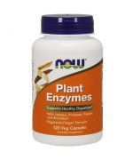 NOW Plant Enzymes (Enzymy roślinne) - 240 kapsułek