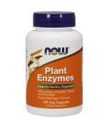 NOW Plant Enzymes (Enzymy roślinne) - 120 kapsułek