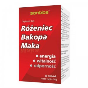 SANBIOS Różeniec Bacopa Maka