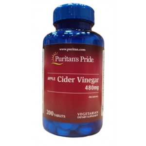 Puritan's Pride Apple Cider Vinegar, 480mg Ocet jabłkowy