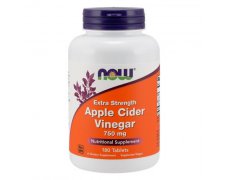 NOW FOODS Apple Cider (Ocet jabłkowy) Extra Strength 750mg