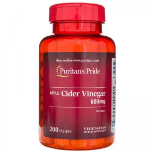 PURITANS PRIDE Apple Cider Vinegar - Ocet jabłkowy 600mg