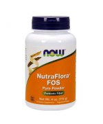 NOW NutraFlora FOS Pure Powder 113g - Proszek 113g