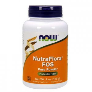 NOW FOODS NutraFlora FOS Pure Powder 113g