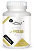Aliness L-Proline 500 mg VEGE - 100 kapsułek