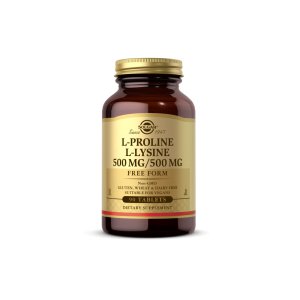 SOLGAR L-Proline / L-Lysine Free Form 90 tabletek