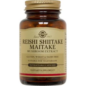 Solgar Reishi, Shiitake i Maitake