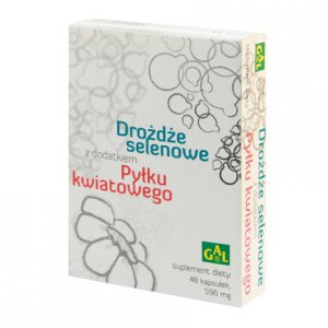 GAL Drożdże selenowe+pyłek kwiatowy