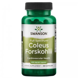 SWANSON Full Spectrum Coleus Forskohli (Pokrzywa indyjska) 400mg