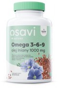 Osavi Omega 3-6-9 Olej Lniany, 1000mg - 60 miękkich kapsułek