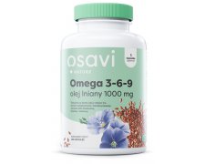 Osavi Omega 3-6-9 Olej Lniany, 1000mg
