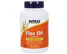 NOW FOODS Flax Oil (Olej lniany) 1000mg