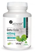Aliness Gotu Kola (Centella asiatica, wąkrotka azjatycka) 400 mg - 100 kapsułek
