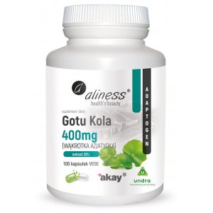 Aliness Gotu Kola (Centella asiatica, wąkrotka azjatycka) 400 mg 