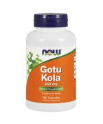 NOW FOODS Gotu Kola (Wąkrotka azjatycka) 450mg - 100 kapsułek