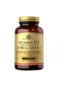 SOLGAR Vitamin D3 (Cholecalciferol) 10 mcg (400 IU) - 100 kapsułek