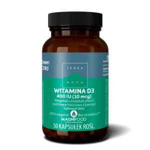 TERRANOVA Witamina D3 400 IU (10 mcg) z serii Green Child 