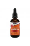 NOW FOODS Witamina D3 w płynie 400iu 59 ml - Krople 59ml
