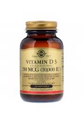 Solgar witamina D3 250 mcg (10,000 Iu)  - 120 miękkich kapsułek