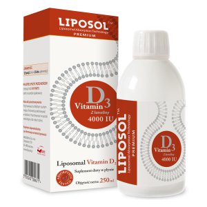 Liposol, Liposomalna Witamina D3 4000 IU w płynie