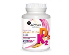 ALINESS Witamina D3 + K2 100ug