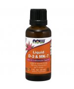NOW FOODS Witamina D-3  /  K-2 MK7 w kroplach 30ml - 30 ml
