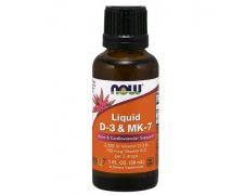 NOW FOODS Witamina D-3 / K-2 MK7 w kroplach 30ml