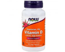 NOW FOODS Witamina D-2 1000IU Dry Wegetariańska