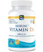 Nordic Naturals Nordic Witamina D3, 1000 IU - 120 kapsułek