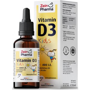 Zein Pharma Vitamin D3 Drops For Kids, 400IU