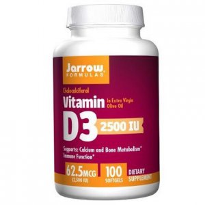 JARROW FORMULAS Witamina D3 2500IU