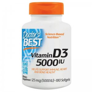 DOCTOR'S BEST Witamina D3 5000IU