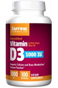 Jarrow Formulas Witamina D3 1000 IU - 200 miękkich kapsułek