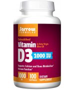 Jarrow Formulas Witamina D3 1000 IU - 100 kapsułek miękkich 