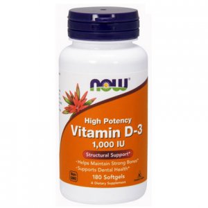NOW FOODS Witamina D3 1000IU