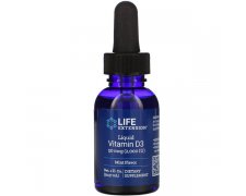 Life Extension Liquid Vitamin D3, 50mcg mięta