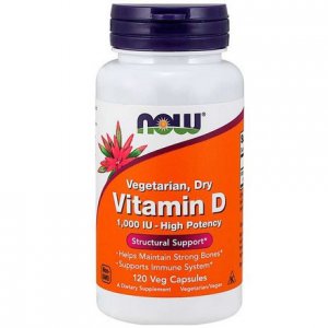 NOW FOODS Witamina D-2 1000IU Dry Wegetariańska