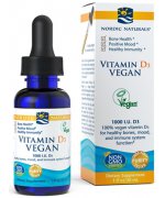 Nordic Naturals Witamina D3 Vegan, 1000 IU - 30 ml.