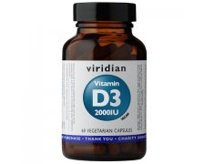 VIRIDIAN Witamina D3 2000IU (wegan)