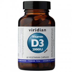 VIRIDIAN Witamina D3 2000IU (wegan)