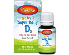Carlson Labs Baby's Super Daily D3, 400 IU Witamina D3 krople dla dzieci
