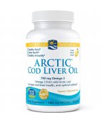 Nordic naturals arctic codliver oil tran 750mg kapsułki o smaku cytrynowym - 90 kapsułek miękkich