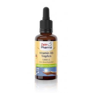 Zein Pharma Vitamin D3 Drops, 1000 IU witamina D krople