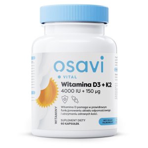 Osavi Witamina D3 + K2, 4000IU + 150mcg