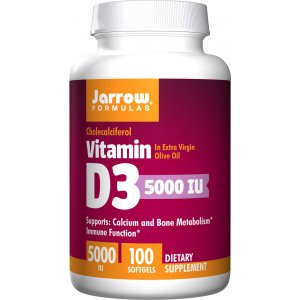 Jarrow Formulas Witamina D3, 5000 IU