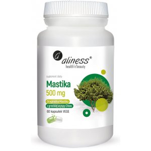 Aliness Mastika, sproszkowana żywica Pistacia lentiscus 500mg VEGE