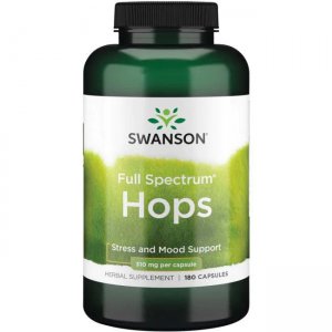 Swanson Full Spectrum Hops, 620mg kwiat chmielu