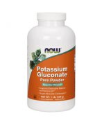 NOW Potassium Gluconate (Glukonian potasu) proszek 454g - Proszek 454g